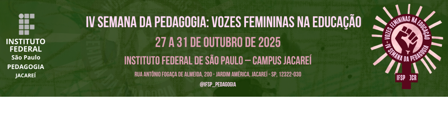 IV Semana da Pedagogia 2025: confira a programação!