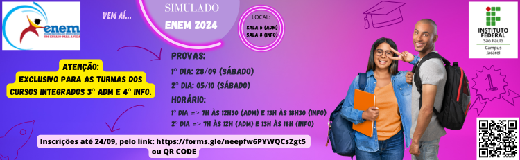 Simulado Enem 2024 - Clique para fazer sua inscrição