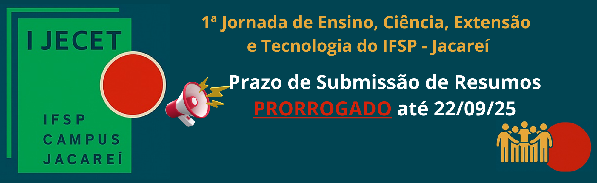I JECET - Jornada de Ensino, Ciência, Extensão e Tecnologia do IFSP/Jacareí
