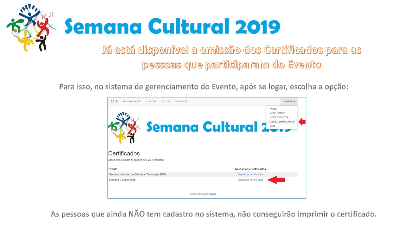 Garanta o seu certificado de participação da Semana de Ação